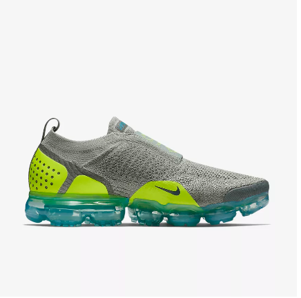 Nike Air VaporMax FK Moc Grey Green Shoes - Click Image to Close